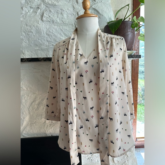 Monteau Los Angelas pattern Blouse - Picture 6 of 6